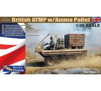 Modellino Britannici Atmp Wammo Pallet Gecko Models 35gm0017 1:3 5 Char Per