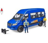 BRUDER MB SPINTER TRANSFER CON GUIDATORE E PASSEGGERO