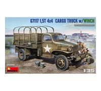Modellino Camion G7117 1,5t 4×4 Cargo Camion W/Verricello MiniArt 35389 1:3 5