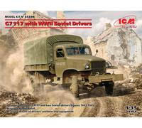 G7117 With Wwii Soviet Drivers 1:35 Plastic Model Kit ICM