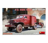 Modellino Camion K-51 Radio Con Rimorchio MiniArt 37062 1:3 5 Char