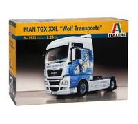 Modellino Camion Man Tgx XXL Wolf Trasporti " ITALERI 3921 1:24 Modellino Char
