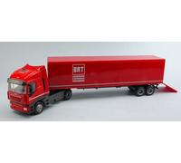 MODELLINO CAMION NEW RAY STATICO IVECO STRALIS 40 CONTAINER BRT SCALA 1:43