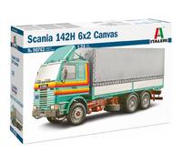 Modellino Camion Scania 142h 6x2 Tela ITALERI 90762 1:24 Modellino Char Promo