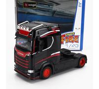 MODELLINO CAMION STATICO BURAGO SCANIA S770 V8 TRACTOR TRUCK 2 ASSI 2021 1/43