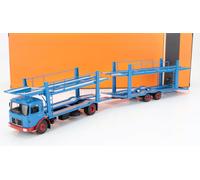 MODELLINO CAMION STATICO DIECAST IXO MAN BISARCA 1970 BLU MODELLISMO SCALA 1:43