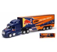 MODELLINO CAMION STATICO DIECAST PETERBILT 387 RED BULL KTM RACING 2017 1/32