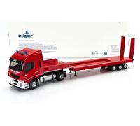 MODELLINO CAMION STATICO ELIGOR IVECO FIAT STRALIS 480XP TRUCK RIMORCHIO PIANALE