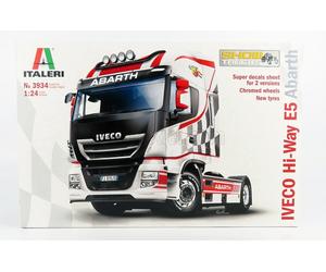 MODELLINO CAMION STATICO ITALERI IVECO FIAT STRALIS HI-WAY ABARTH 2010 1/24