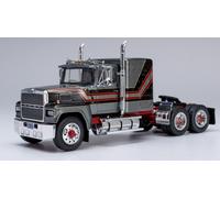 MODELLINO CAMION STATICO MODELLISMO DIECAST FORD LTL 9000 1978 GRIGIO ROSSO 1/43