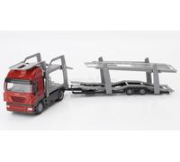 MODELLINO CAMION STATICO NEWRAY IVECO STRALIS 540 BISARCA TRANSPORTER 2009 1/43