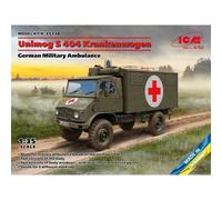 Modellino Camion Unimog S 404 Krankenwagen Tedesco Ambulanza Militare ICM 35138