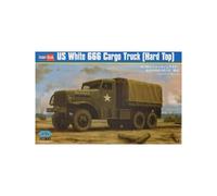 Modellino Camion US Bianco 666 Cargo (Hard Top) HOBBY BOSS 83801 1:3 5 C