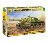 Modellino Canon Semovente Sovietico Isu-152 Soviet Tank Destroyer ZVEZDA 3532 1