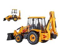 MODELLINO CANTIERE BRITAINS RUSPA JCB 3CX PLUS SITEMASTER BACKHOE LOADER 1:32