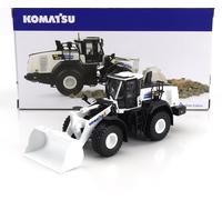 MODELLINO CANTIERE STATICO UNIVERSAL HOBBIES RUSPA KOMATSU WA475-10 BIANCO 1/50