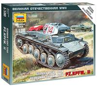 Zvezda- German Light Tank Pz.kpfw. II Modellino Carro Armato, Multicolore, Z6102