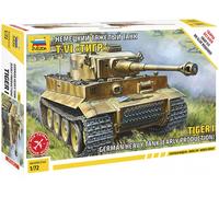 Modellino Carro Armato German Tiger I Scala 1:72 (Importato da Giappone)
