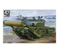 Modellino Carro Churchill Tlc Tipo-A W/Carpet Posa IN Opera Device AFV CLUB