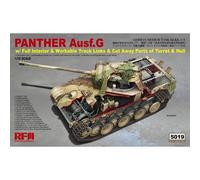 Modellino Carro Panther Ausf.g Con Full Interior & Cut Away Parti RYE FIELD