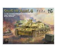Modellino Carro Stug III Ausf. G Early Produzione W/ Full Interni Border MODEL B