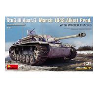 Modellino Carro Stug III Ausf. G Marzo 1943 Alkett Prod. Con Winter Tracks.