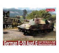 Modellino Carro Tedesco E-50 Ausf.g Con 10.5cm L/68 Nachtsichtgerat