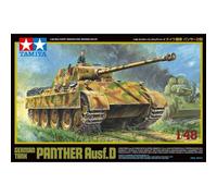 Modellino Carro Tedesco Tank Panther Ausf.d TAMIYA 32597 1/48ème Char Ballo