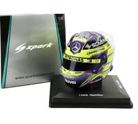 MODELLINO CASCO F1 HELMET 1:5 SPARK MERCEDES W15 HAMILTON WINNER BRITISH GP 2024