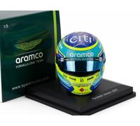 MODELLINO CASCO HELMET 1:5 SPARK FERNANDO ALONSO ASTON MARTIN F1 2025 MODELLISMO