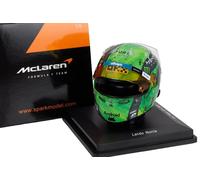 MODELLINO CASCO MINI HELMET SPARK 1:5 MCLAREN MCL39 NORRIS LAS VEGAS GP 2025 NEW
