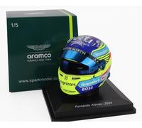 MODELLINO CASCO SCALA 1:5 SPARK FERNANDO ALONSO ASTON MARTIN F1 2024 MODELLISMO