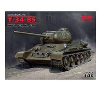 Modellino Char т -34-85 Seconda Guerra Mondiale Soviet Medium Tank ICM 35367 1/