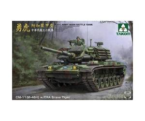 Modellino Char Cm-11 Brave Tiger W/Era M-48h TAKOM 2091 1:3 5 Ballo