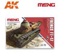 Modellino Char French Ft-17 Light Tank (Cast Torretta) MENG ts-008 1:3 5