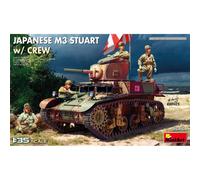 Modellino Char Giapponese M3 Stuart W/Crew MiniArt 35454 1:3 5 Promo