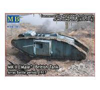 Modellino Char II Maschio Britannici Tank, Arras Battle Period, 1917 Master Box