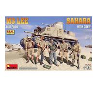 Modellino Char M3 Lee Mid Prod. Sahara W/Crew MiniArt 35274 1:3 5
