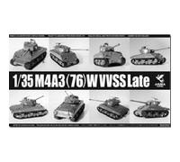 Modellino Char M4a3 (76) W Vvss Late ASUKA MODEL 35-043 1/35ème Pro