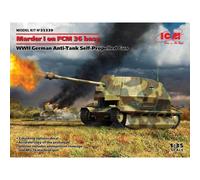 Modellino Char Marder I On Fcm 36 Base WWII Tedesco Anti-carro Self-Propelled.
