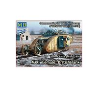 Modellino Char Mk i " Femmina " Britannici Tank Sum Battle Period 1916 Master