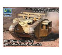 Modellino Char Mk i " Maschio " Britannici Tank, Special D Per The Gaza Strip