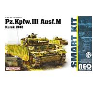 Modellino Char Pz.kpfw.iii Ausf.m Kursk 1943 DRAGON 6521 1/35ème Per