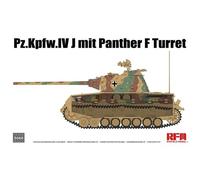 Modellino Char Pz.kpfw.iv J Mit Panther F Torretta RYE FIELD MODEL 5068 1/35ème