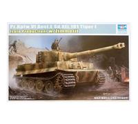 Modellino Char Pz.kpfw.vi Ausf.e Sd.kfz.181 Tiger (Late Produzione) W/Zimmerit