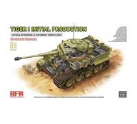 Modellino Char Pz.kpfw. VI Ausf. E Tiger Iniziale Produzione W/ Full Interior &