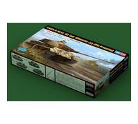 Modellino Char Pz.kpfw.vi Sd.kfz.182 Tiger II (Henschel July-1945 Età) Piastra