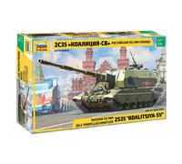 Modellino Char Russian 152 MM Self-Propelled Howitzer 2s35 " Koalitsiya-Sv "
