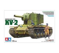 Modellino Char Russian Heavy Warbeast Tank Kv-2 TAMIYA 35375 1:3 5 Promo