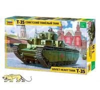 Modellino Char Soviet Heavy Warbeast Tank T-35 ZVEZDA 3667 1:3 5 Promo
